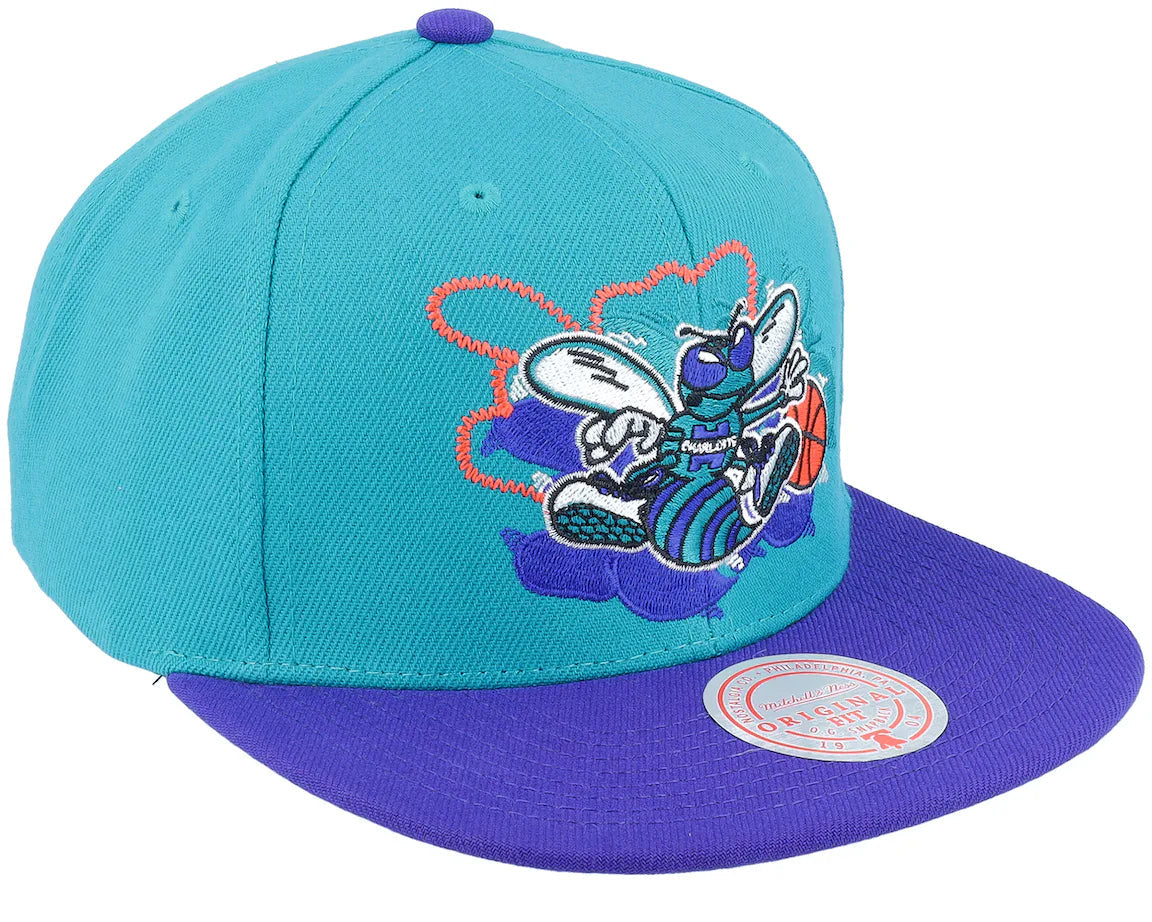 Mitchell & Ness Charlotte Hornets Blur Snapback HWC