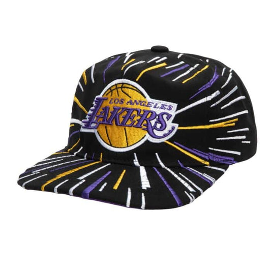 Mitchell & Ness Burst Deadstock Snapback Los Angeles Lakers