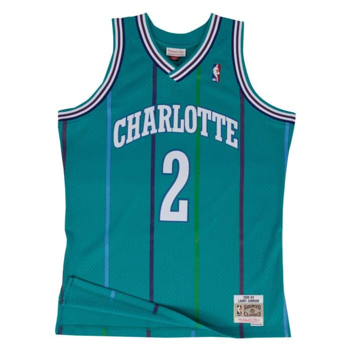 Mitchell & Ness Swingman Jersey Charlotte Hornets Road 1992-93 Larry Johnson