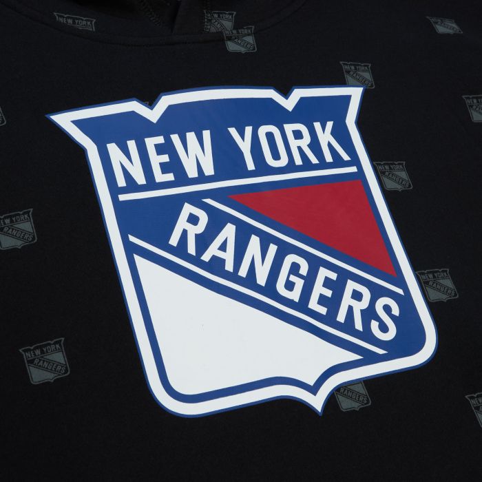 Mitchell & Ness AOP Fleece Hoodie New York Rangers