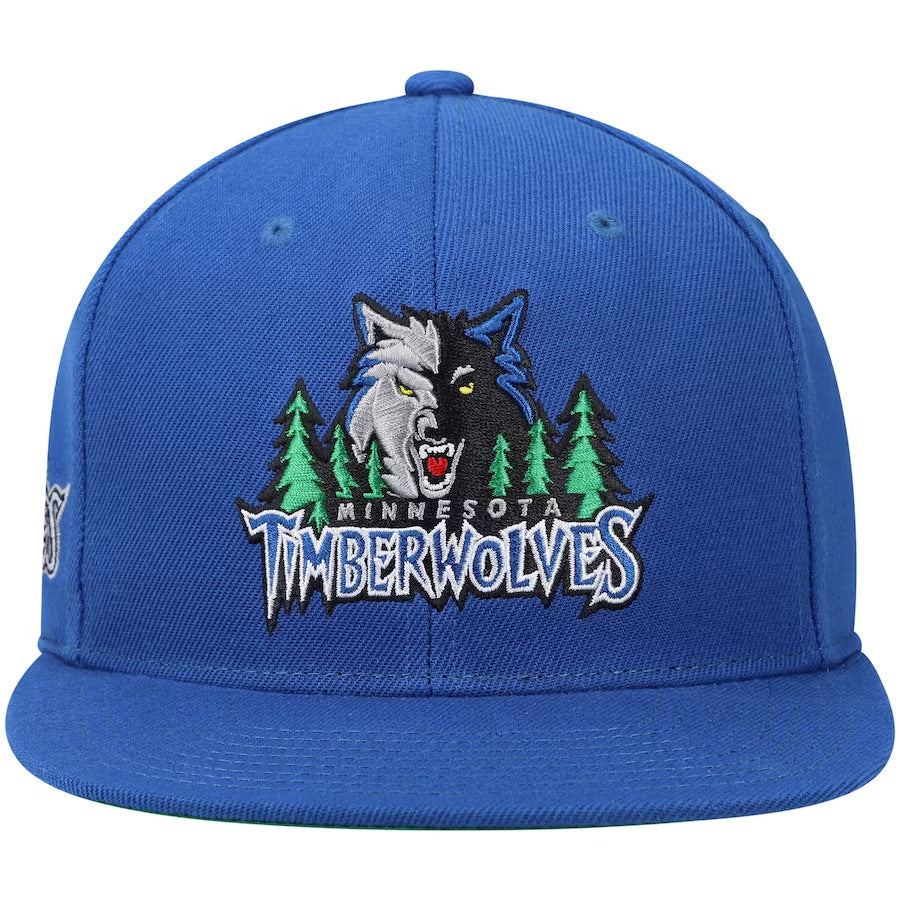 Mitchell & Ness Side Core 2.0 Snapback HWC Minnesota Timberwolves Hat