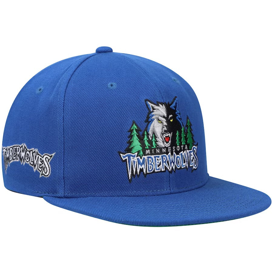 Mitchell & Ness Side Core 2.0 Snapback HWC Minnesota Timberwolves Hat