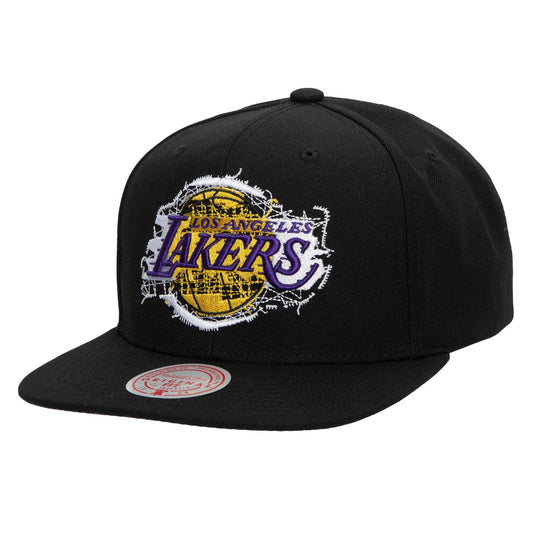 Mitchell & Ness Embroidery Glitch Los Angeles Lakers Snapback