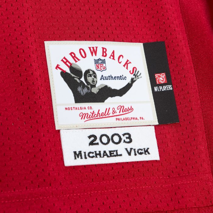 Mitchell & Ness Authentic Michael Vick Atlanta Falcons Red 2003 Jersey