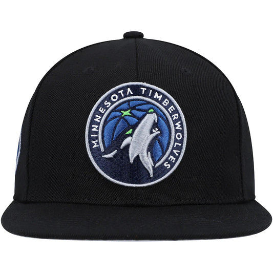 Mitchell & Ness Side Core 2.0 Snapback Minnesota Timberwolves Hat