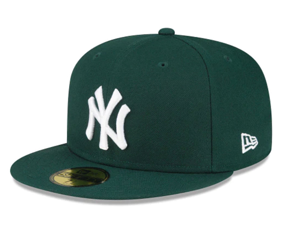 New Era 59FIFTY New York Yankees Dark Green Fitted