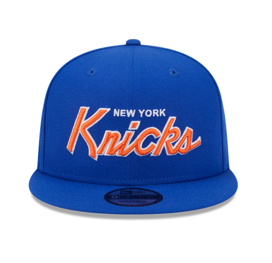 New Era New York Knicks Main Script 9FIFTY Snapback Hat