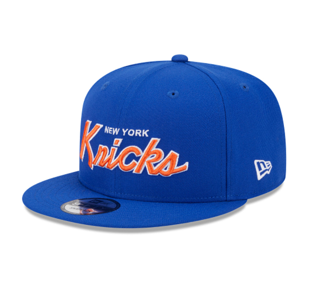 New Era New York Knicks Main Script 9FIFTY Snapback Hat