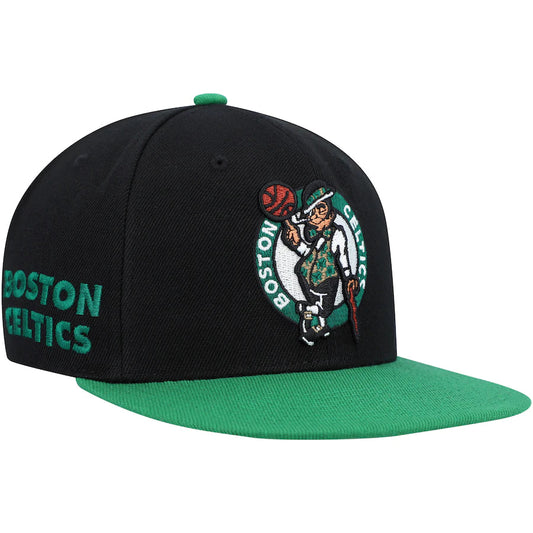 Mitchell & Ness Side Core 2.0 Snapback Boston Celtics Hat