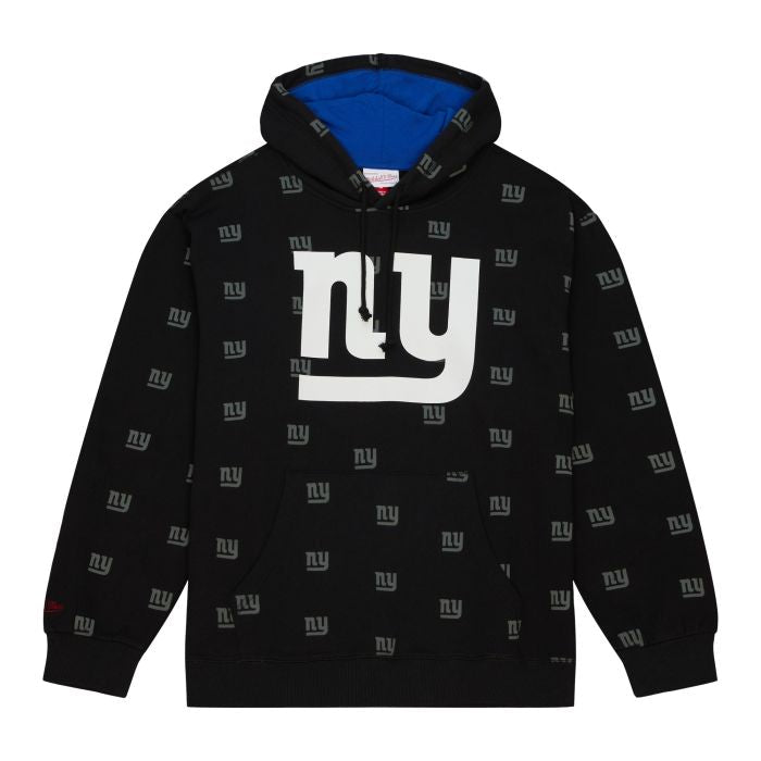 Mitchell & Ness AOP Fleece Hoodie New York Giants