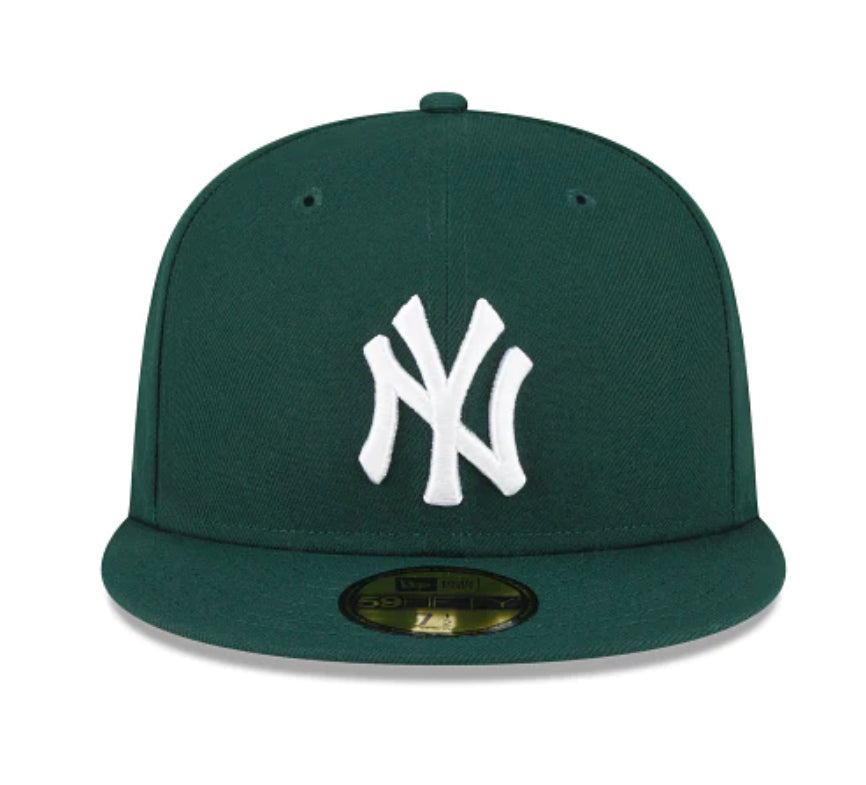 New Era 59FIFTY New York Yankees Dark Green Fitted