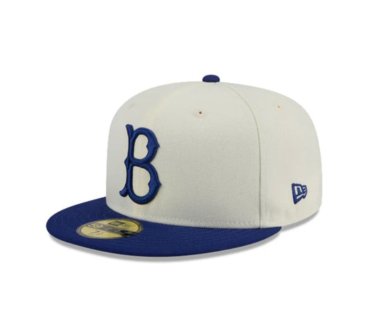 New Era Chrome 59FIFTY Brooklyn Dodgers Fitted