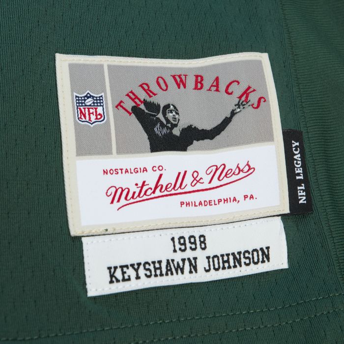 Mitchell & Ness Legacy Keyshawn Johnson New York Jets Dark 1998 Jersey