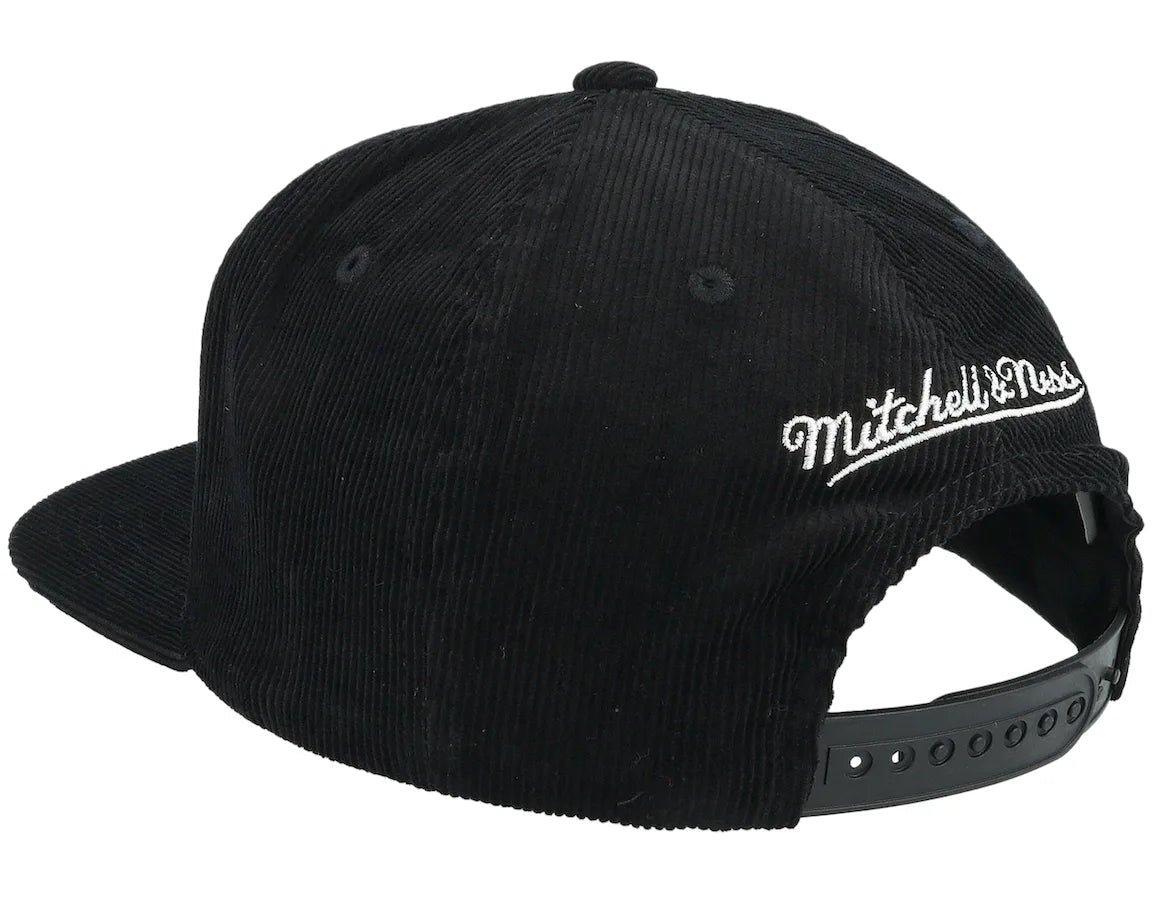 Mitchell & Ness Boston Celtics Black Corduroy Snapback