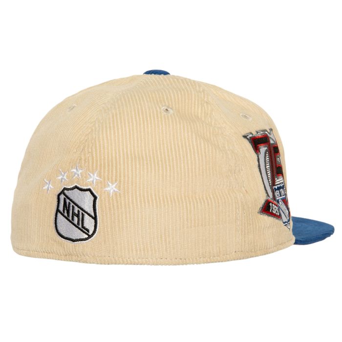 Mitchell & Ness 2 Tone Team Cord Fitted Vntg New York Rangers