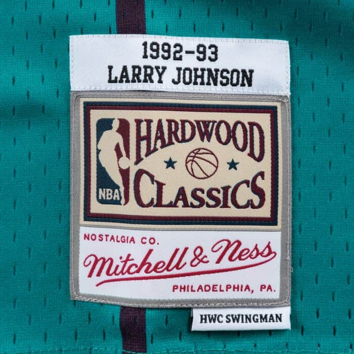 Mitchell & Ness Swingman Jersey Charlotte Hornets Road 1992-93 Larry Johnson