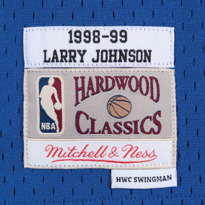 Mitchell & Ness Swingman Larry Johnson New York Knicks Road 1998-99 Jersey