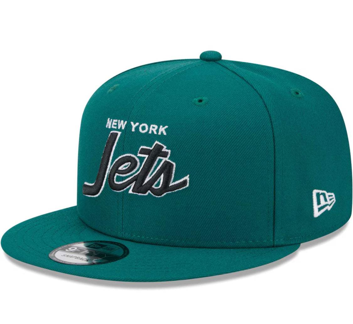 New Era New York Jets Main Script 9FIFTY Snapback Hat