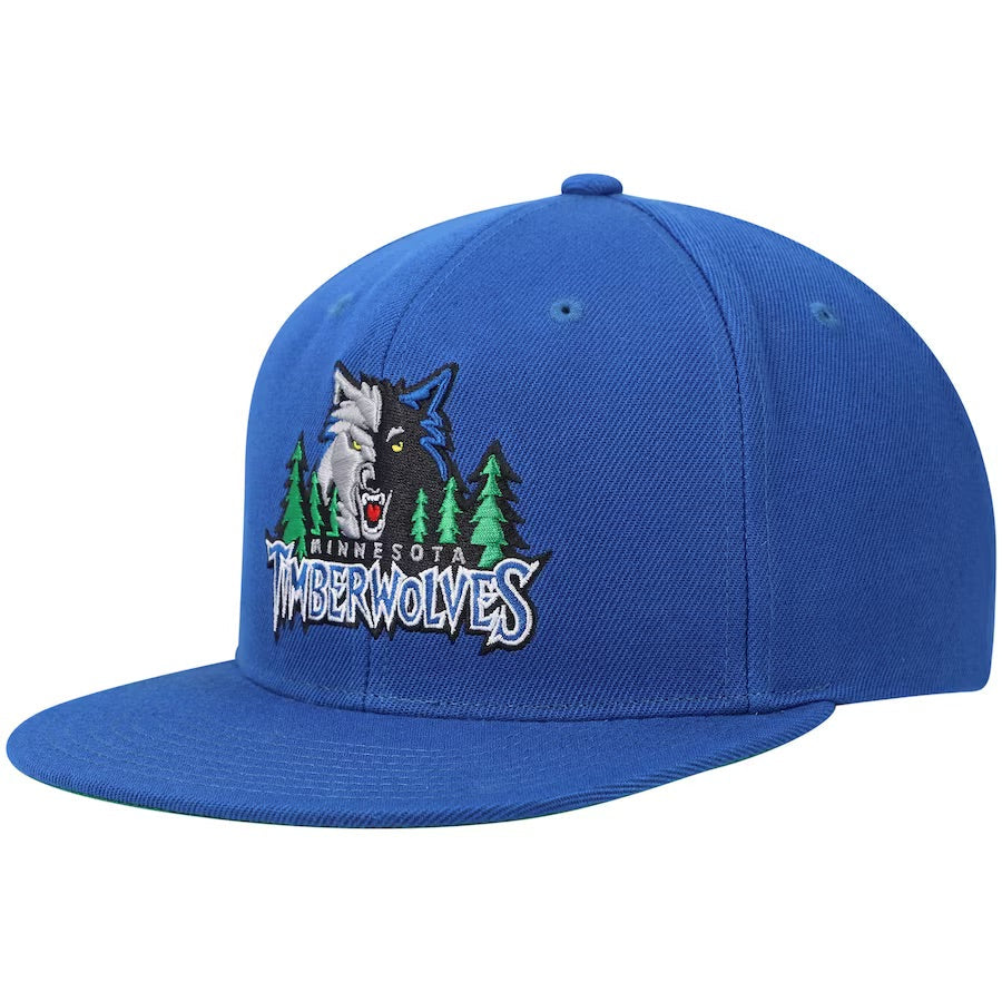 Mitchell & Ness Side Core 2.0 Snapback HWC Minnesota Timberwolves Hat