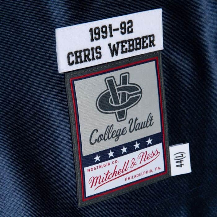 Mitchell & Ness Authentic Chris Webber University of Michigan Road 1991 Jersey