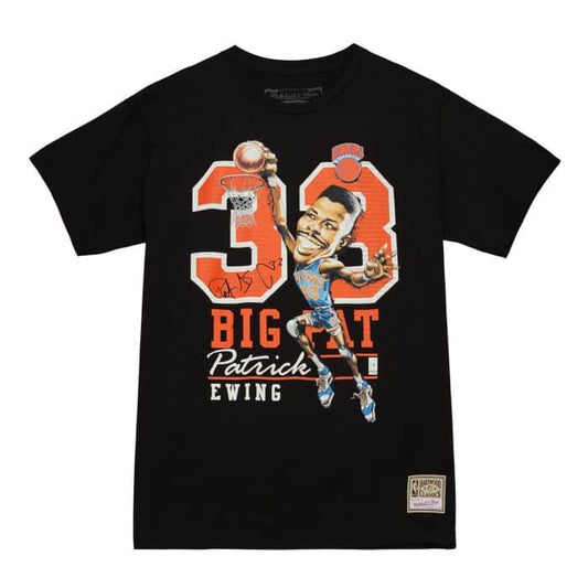 Mitchell & Ness NBA HWC Caricatures Knicks Patrick Ewing T-Shirt