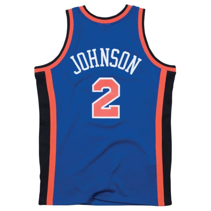 Mitchell & Ness Swingman Larry Johnson New York Knicks Road 1998-99 Jersey