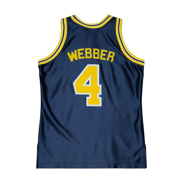 Mitchell & Ness Authentic Chris Webber University of Michigan Road 1991 Jersey