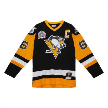 Mitchell & Ness Blue Line Mario Lemieux Pittsburgh Penguins 1991 Jersey