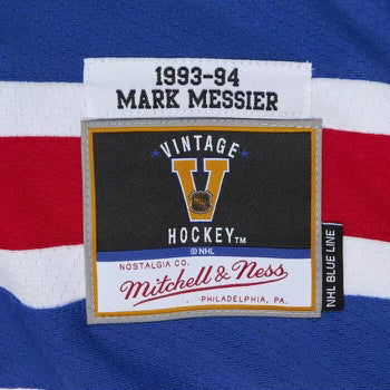 Mitchell & Ness Blue Line Mark Messier New York Rangers 1993 Jersey