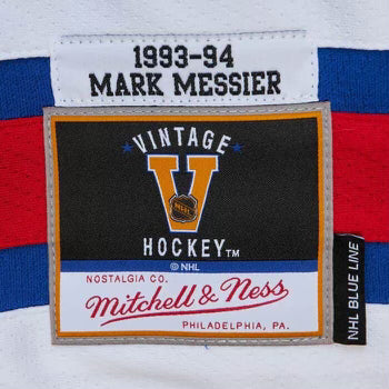 Mitchell & Ness Blue Line Mark Messier New York Rangers 1993 Jersey