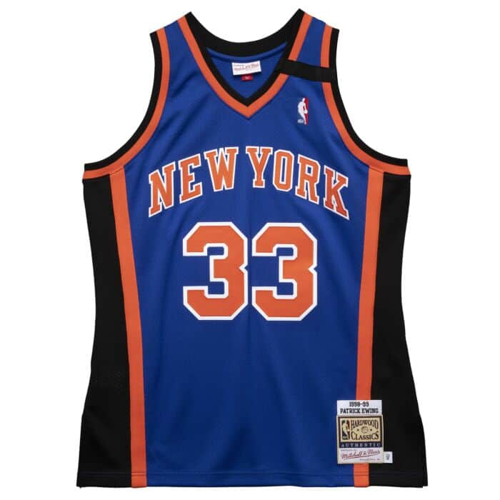 Mitchell & Ness Authentic Patrick Ewing New York Knicks 1998-99 Jersey