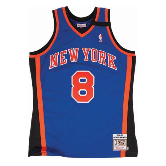 Mitchell & Ness Authentic Latrell Sprewell New York Knicks 1998-99 Jersey