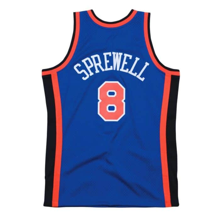 Mitchell & Ness Authentic Latrell Sprewell New York Knicks 1998-99 Jersey