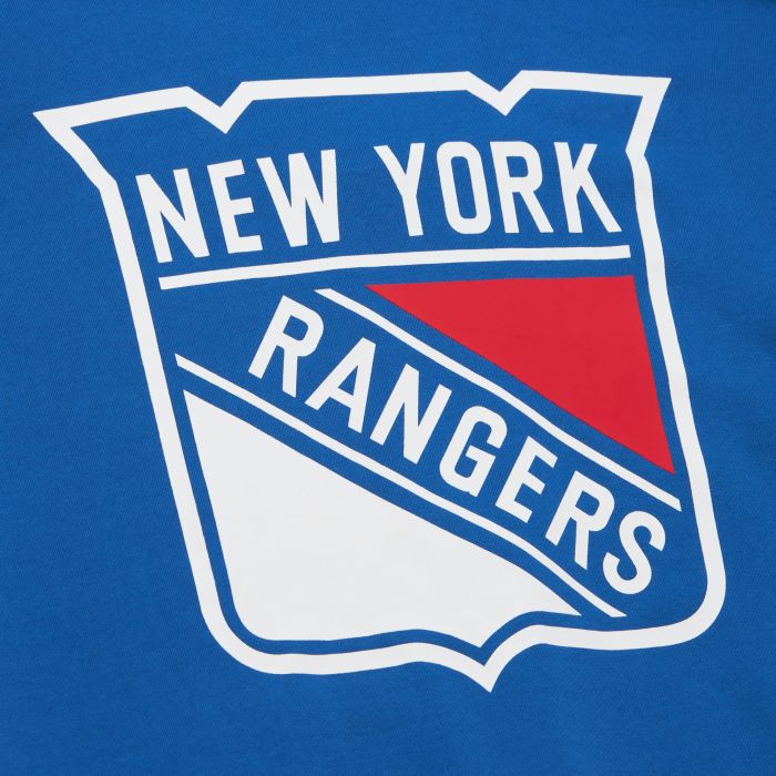 Mitchell & Ness There and Back Fleece Crew Current Logo New York Rangers